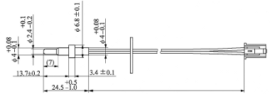 For hot water supplies(with-leads type)