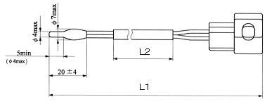 Evaporator temperature sensors for automotive air conditioners (Coating type)