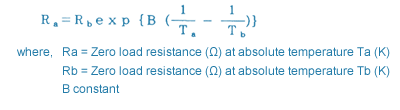 Resistance-temperature characteristics