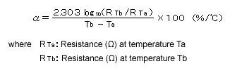 Temperature coefficient